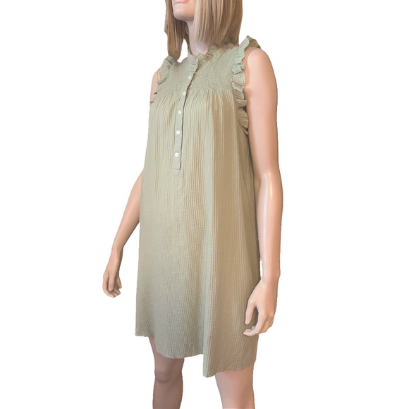 J. Crew Re-Imagined Earth Friendly Cotton Lightweight Cotton Ruffle Details - Picture 4 of 16